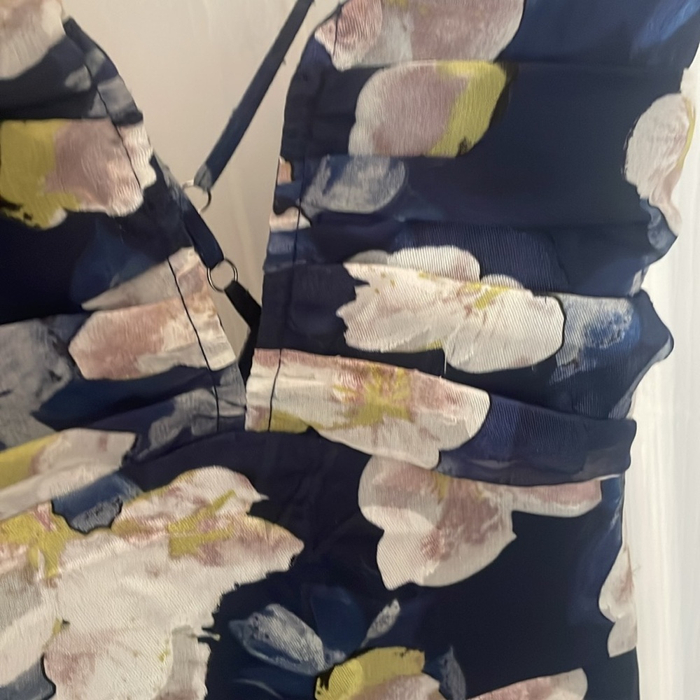 Lulus Floral Maxi Dress in Blue - Picture 4 of 6